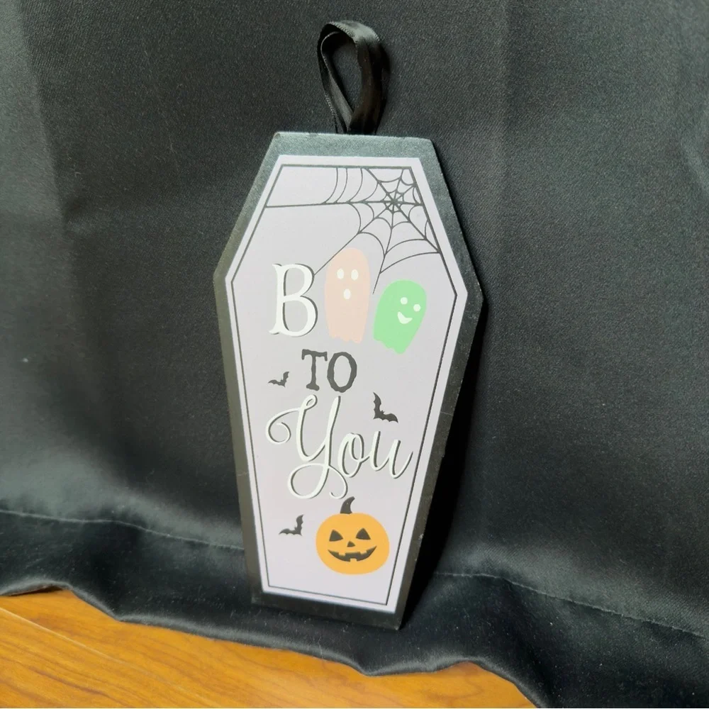 Halloween Coffin Door Hanger Pastel Ashland Michael's BOO TO YOU Decoration‎